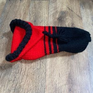Companion Road Red & Black Dog Sweater XS
